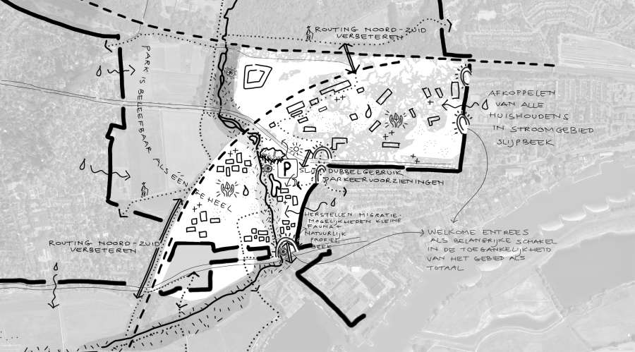 Slijpbeek visie Arnhem-Renkum Le Far West & Oak / de Hes en de Brink