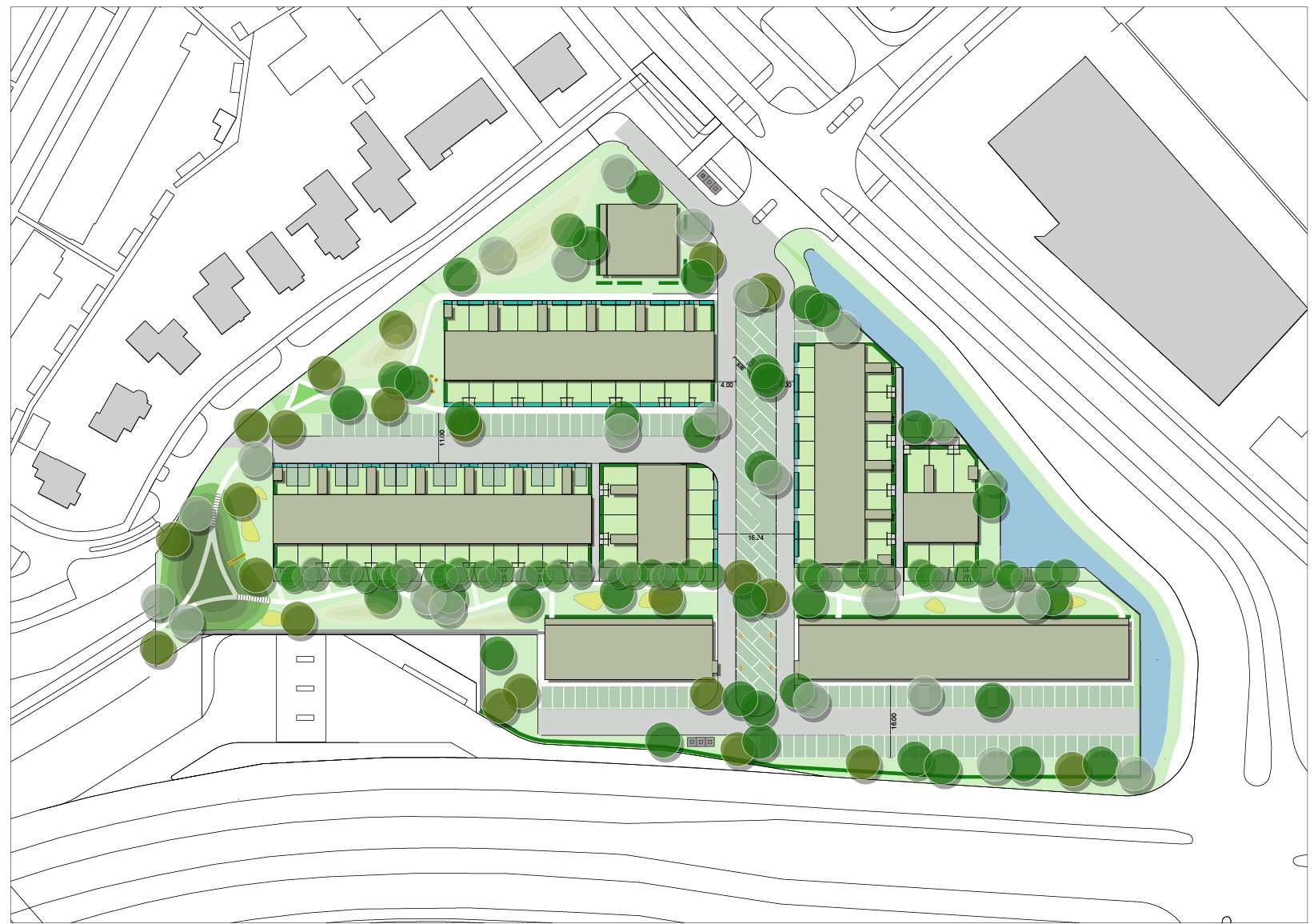 plattegrond van het ontwerp